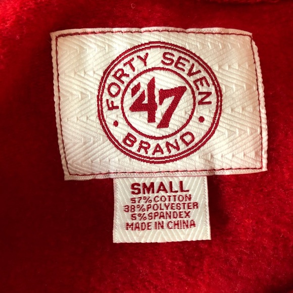 Red Sox 47 Quarter Zip Fleece Like New - Picture 6 of 7